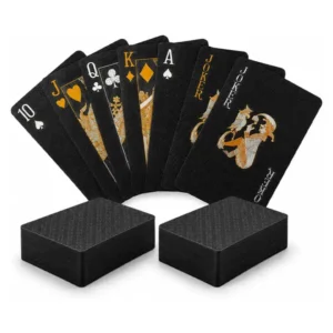 Black & Gold Luxury Playing Cards
