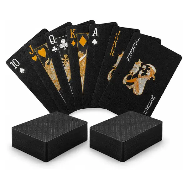 Black & Gold Luxury Playing Cards