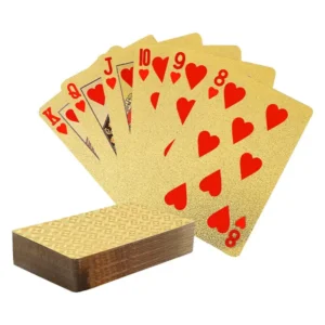 Gold Foil Playing Cards